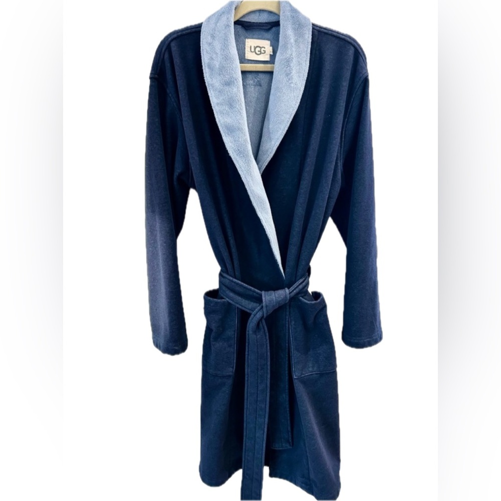 UGG Men’s Robinson Robe – Plush, Comfy & Stylish Lounge Wear Size M/L